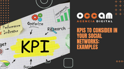 KPIS to consider in your social networks: examples