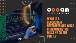 What is a blockchain developer and what characteristics must he or she fulfil?
