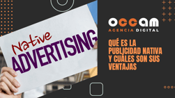 What is native advertising and what are its advantages?