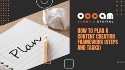 How to plan a content creation framework (steps and tasks)