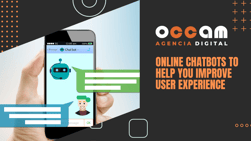 Online chatbots to help you improve user experience